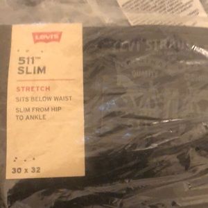 Men’s Levi’s 511 Slim Black Jeans Size 30W 32L